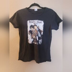 Attack on Titan BlackT-Shirt